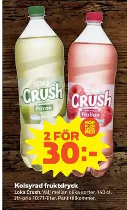 Stora Coop Kolsyrad fruktdryck erbjuda