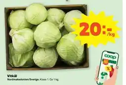 Stora Coop Vitkål erbjuda