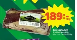 Stora Coop Entrecote/biff erbjuda