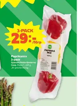 Stora Coop Paprikamix 3-pack erbjuda