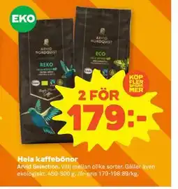 Stora Coop Hela kaffebönor erbjuda