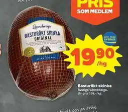Stora Coop Basturökt skinka erbjuda