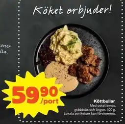 Stora Coop Köttbullar erbjuda