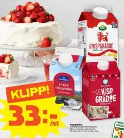 Stora Coop Vispgrädde erbjuda