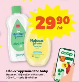 Stora Coop Hår-/kroppsvård för baby erbjuda