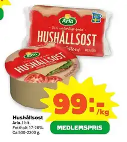 Stora Coop Hushållsost erbjuda