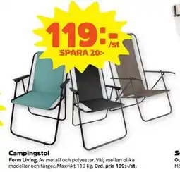 Stora Coop Campingstol erbjuda
