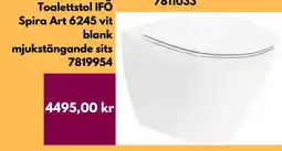 Hornbach Toalettstol IFÖ Spira Art 6245 vit erbjuda