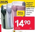 Rusta Yoghurt- bägare med sked Leila erbjuda