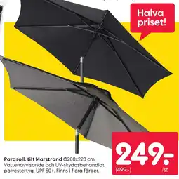 Rusta Parasoll, tilt Marstrand erbjuda