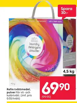 Rusta REFIN tvättmedel, pulver erbjuda