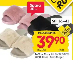 Rusta Tofflor Cozy erbjuda