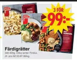 Matöppet Färdigrätter erbjuda