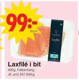 Matöppet Laxfilé i bit erbjuda