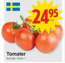 Matöppet Tomater erbjuda