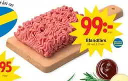 Matöppet Blandfärs erbjuda