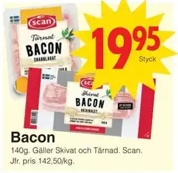 Matöppet Bacon erbjuda