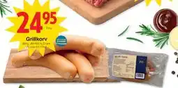 Matöppet Grillkorv erbjuda
