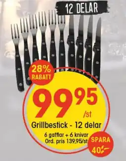 EKO Grillbestick - 12 delar erbjuda