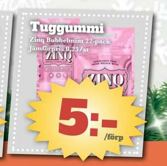 Bonum Matmarknad Tuggummi erbjuda