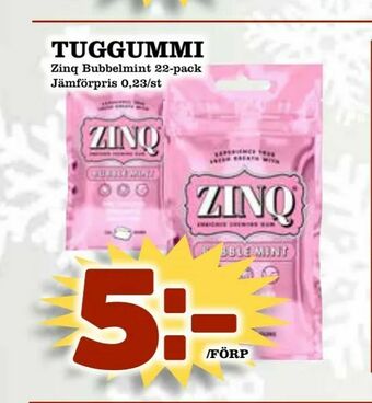 Din Mat Tuggummi erbjuda