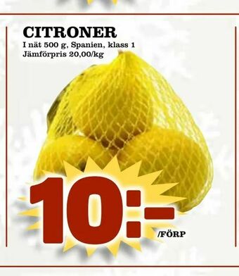 Din Mat Citroner erbjuda