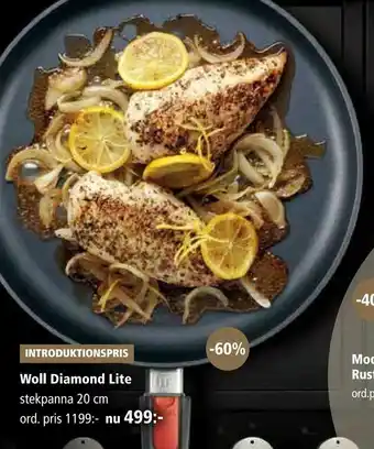 Kitch'n Woll Diamond Lite stekpanna 20 cm erbjuda