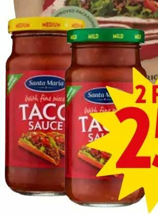 Matöppet Tacosås erbjuda