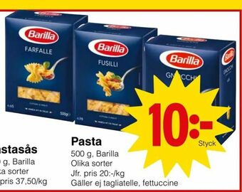 Matöppet Pasta erbjuda