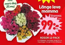 ICA Maxi Rosor 12-pack erbjuda