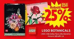 ICA Maxi LEGO Botanicals erbjuda