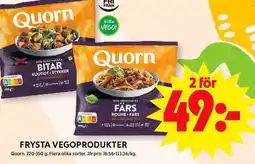 ICA Maxi QUORN Frysta vegoprodukter erbjuda