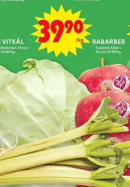 ICA Maxi Rabarber erbjuda