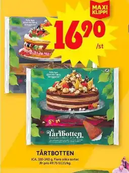 ICA Maxi ICA Tårtbotten erbjuda