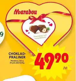 ICA Maxi MARABOU Choklad- praliner erbjuda