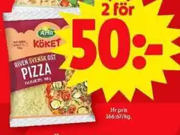 ICA Maxi ARLA Riven, tärnad ost erbjuda