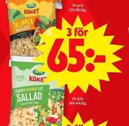 ICA Maxi ARLA Riven, tärnad ost erbjuda
