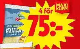 ICA Maxi ARLA Riven, tärnad ost erbjuda