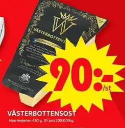 ICA Maxi Västerbottensost erbjuda