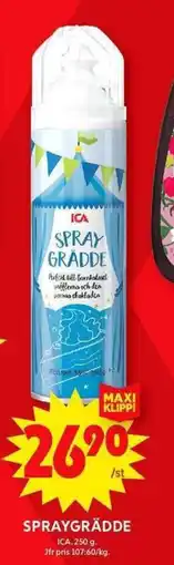 ICA Maxi ICA Spraygrädde erbjuda