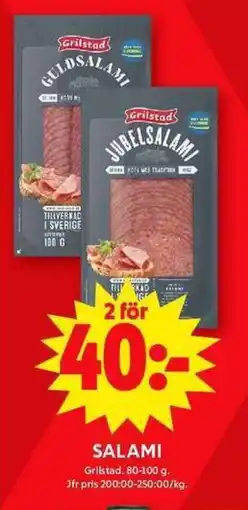 ICA Maxi GRILSTAD Salami erbjuda