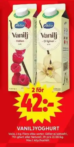 ICA Maxi VALIO Vaniljyoghurt erbjuda
