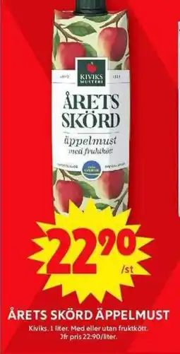 KIVIKS Årets skörd äppelmust