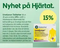 ICA Maxi Urodynon tabletter erbjuda