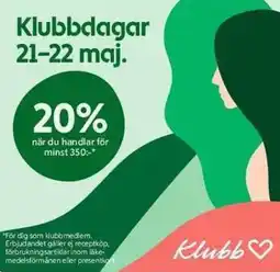 ICA Maxi Klubbdagar 21-22 maj. erbjuda