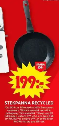 ICA Maxi ICA Stekpanna recycled erbjuda