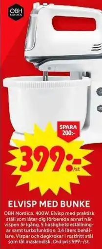 ICA Maxi Elvisp med bunke erbjuda