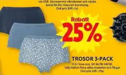 ICA Maxi Trosor 3-pack erbjuda