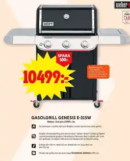 ICA Maxi WEBER Gasolgrill genesis e-315w erbjuda