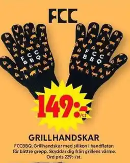ICA Maxi FCCBBQ Grillhandskar erbjuda